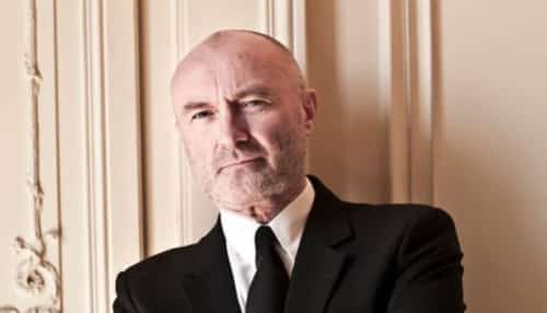 Phil Collins playing at The Manchester Arena