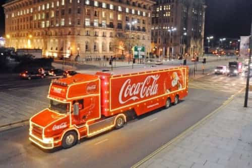 Bolton, Middlebrook Retail Park - Coca Cola Truck Tour!