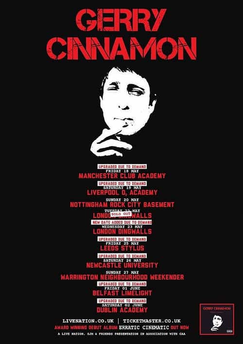 Gerry Cinnamon at Rock City Basement