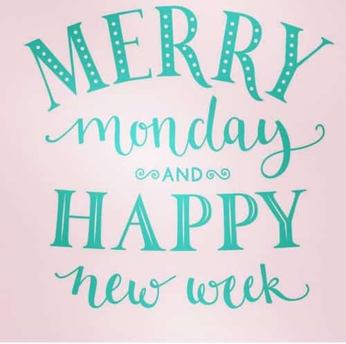 Happy Monday everyone! Remember it's only 6 more Mondays till Christmas....