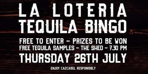 TEQUILA BINGO : La Loteria with Cazcabel! Free Entry