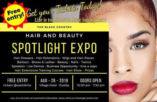 Bank Holiday Hair and Beauty Exhibition at the Village Hotel Dudley