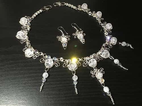 Icicle Bridal Necklace