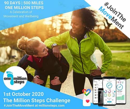 Final Week To Join: Million Steps Challenge 1st October 2020