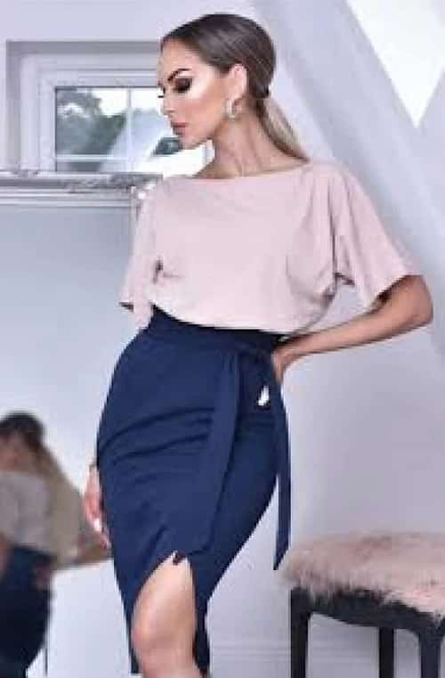 Contrast Batwing Dress for £24.99