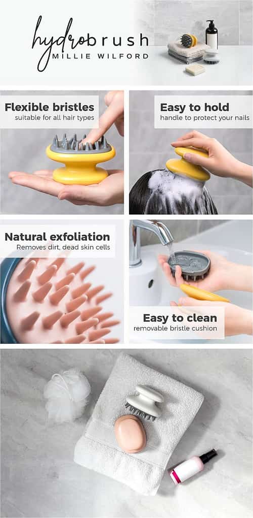 NEW! hydrobrush | Premium shampoo brush and scalp massager