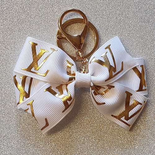 Ladies Girls LV Fashion Bagcharm Keyring