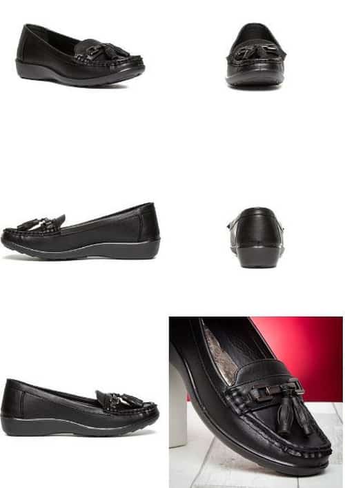 SAVE 23% - Womens Casual Slip On Loafer in Black!