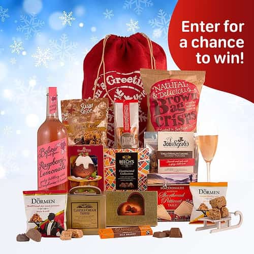WIN this 'Jute Santa Sack' Christmas Hamper!