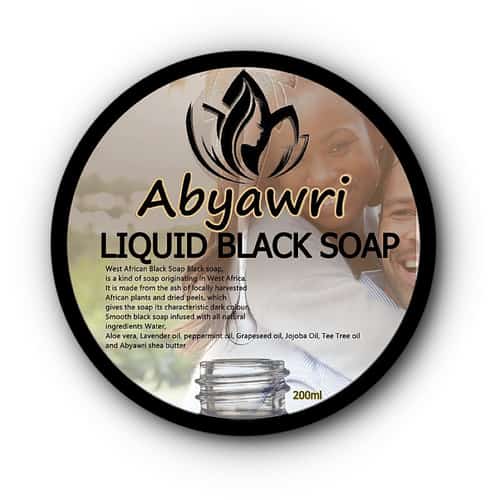 Abyawri Liquid Black Soap 200ml