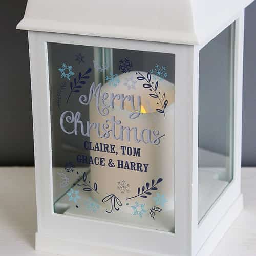 Personalised Christmas Lantern
