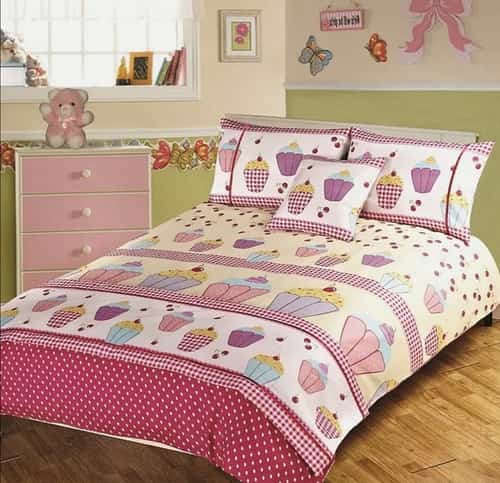 Cupcake Duvet Set With Optional Curtains