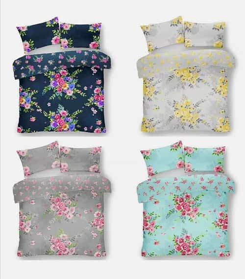 Alice Floral Luxurious Duvet Cover Set (Reversible)