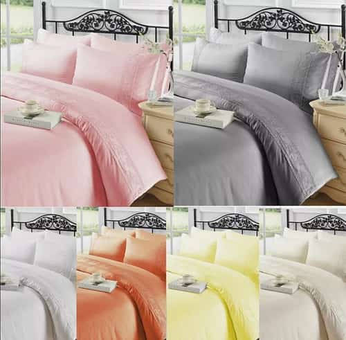 Charlotte Lace Luxury Modern Duvet Set