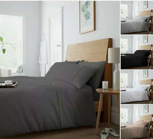 New Waffle Pattern Designer Style Duvet Set