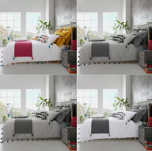 Victoria Tassels Style Luxurious Duvet Set