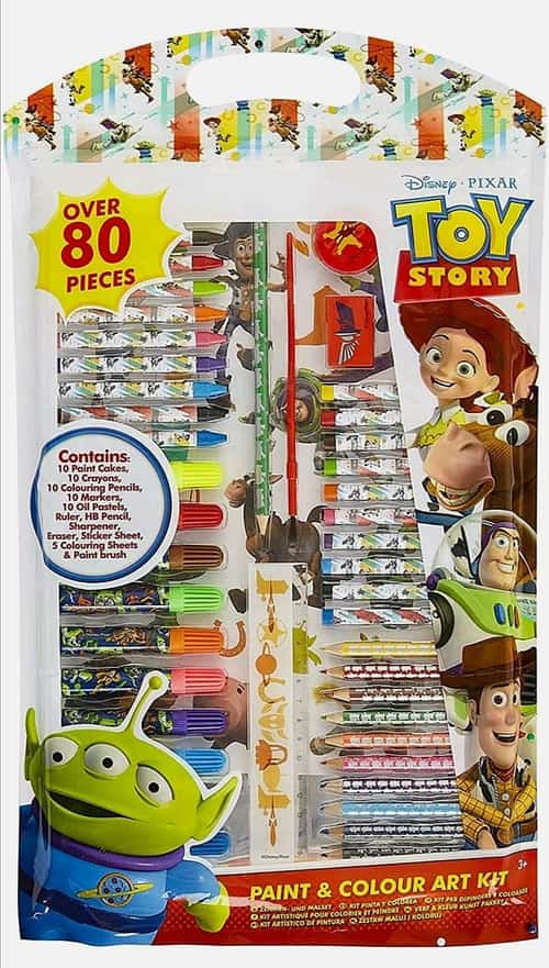 Disney Toy Story Art Set For Children, 80 Pieces Arts & Crafts