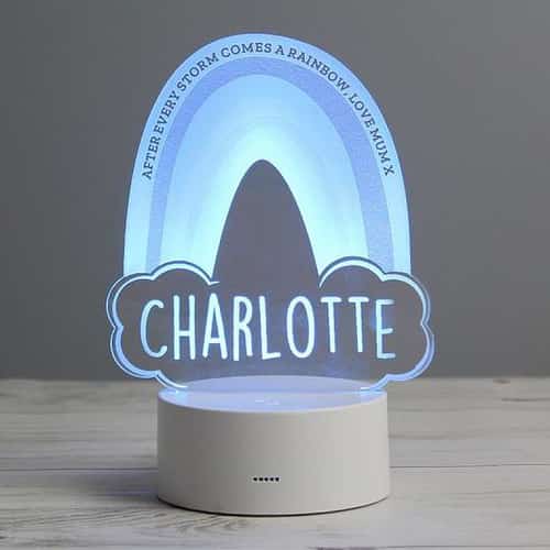 Personalised LED Colour Changing Night Light