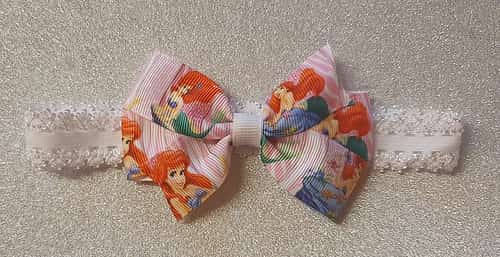 Ariel Mermaid Hairbow or Headband