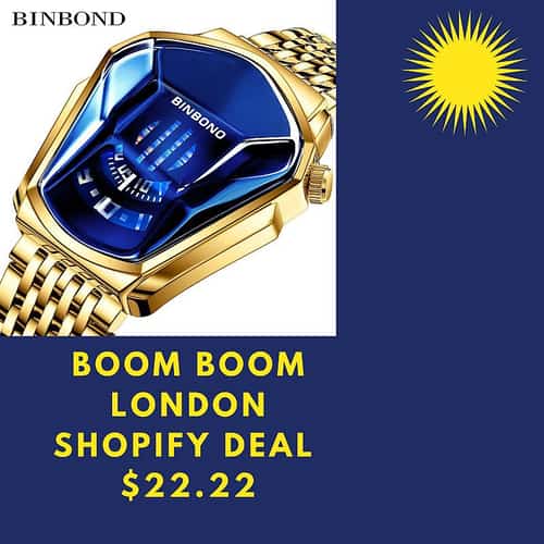Boom Boom London Shopify Deal