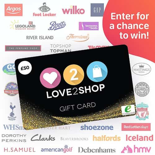 WIN a £50 Love2Shop Gift Card