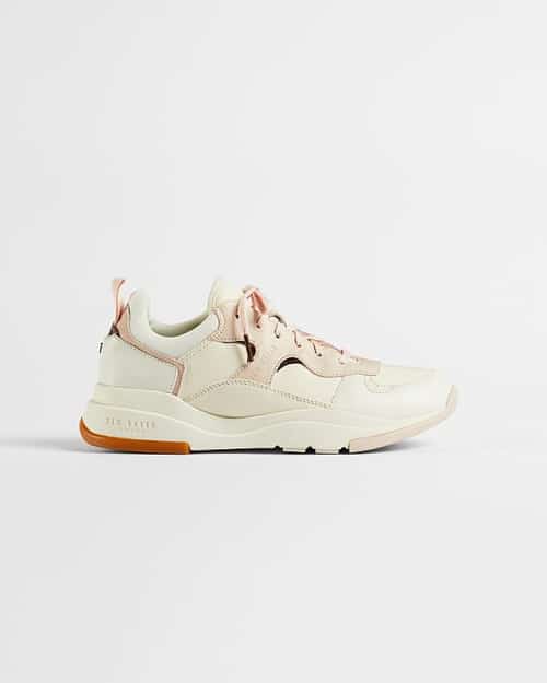 SALE - Leather mix chunky trainers!