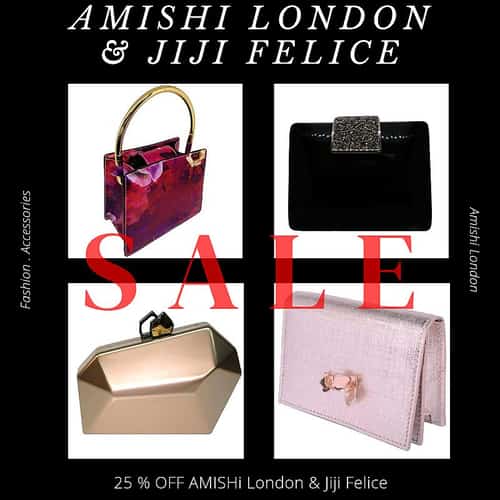 AMISHI LONDON & JIJI FELICE 25% OFF