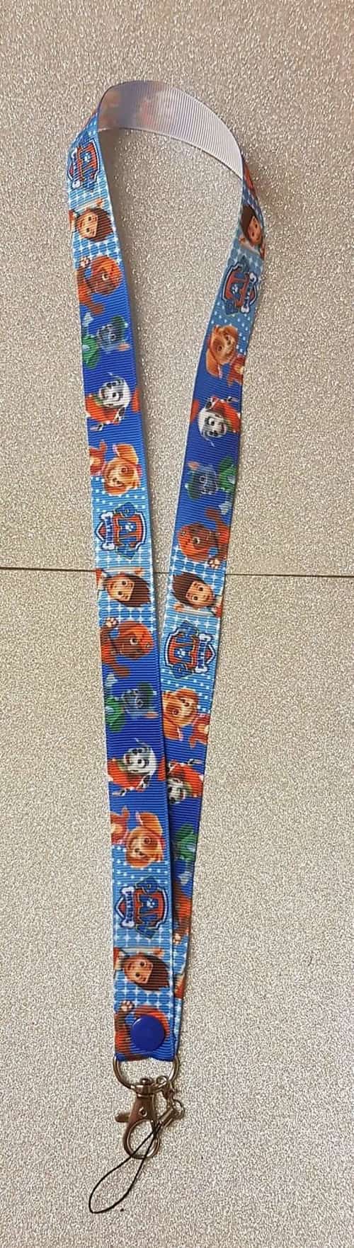 Paw Patrol Lanyard Id badge holder