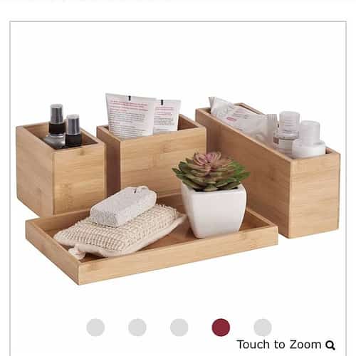 Bamboo Storage Set 4pc