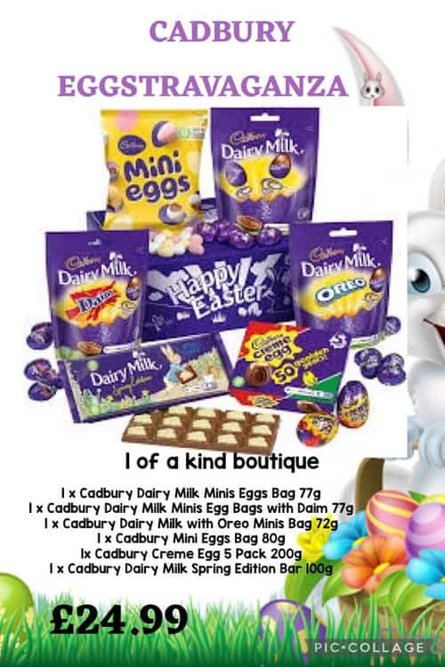 CADBURY EGGSTRAVAGANZA Free Postage