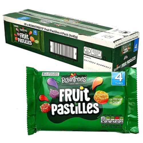 80 X ROWNTREE’S ORIGINAL FRUIT PASTILLES 45G PACKS £27.99 Free Postage