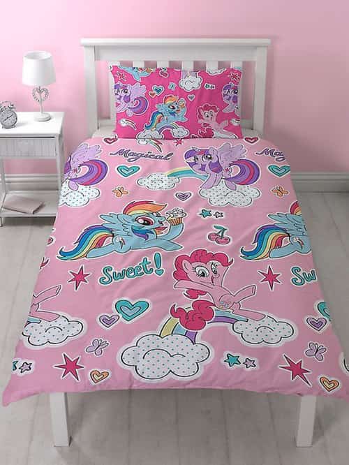 My Little Pony Cupcake Duvet Cover & Pillowcase Set - Single