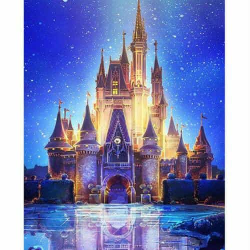 Castle 5D Diamond Painting Cross Stitch Embroidery DIY Art