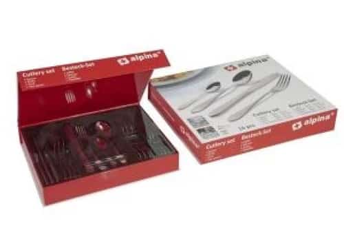 16pcs Cutlery Set Stainless Steel Deluxe Stylish in Display Case Free Postage