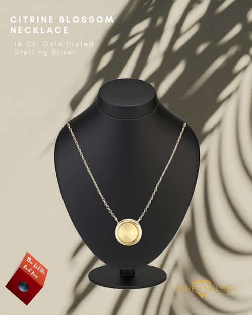 Jesper Nielsen Citrine Blossom Necklace