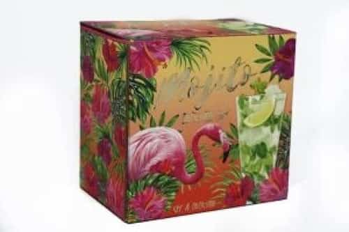 22Cm Glass Mojito Gift Set For 2 Tropical Theme Party Set Free Postage