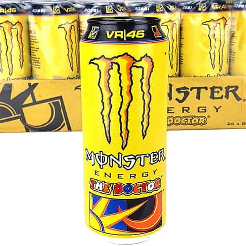 24 X MONSTER ENERGY THE DOCTOR ROSSI FLAVOUR 500ML CANS Free Postage