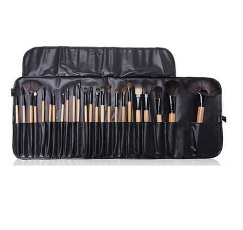 24pcs Wooden Makeup Brush Set Free Postage