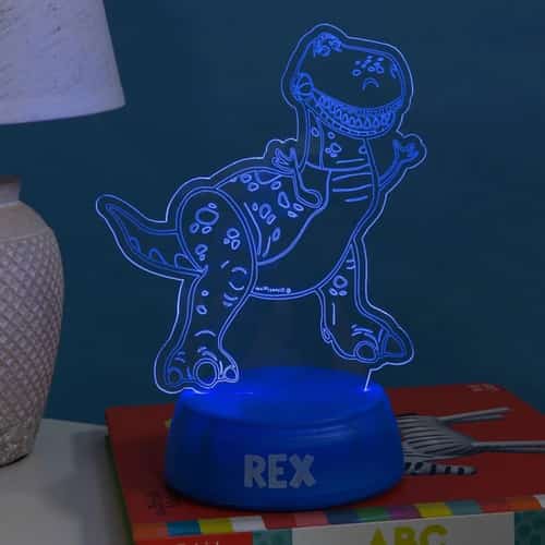 Disney Toy Story 4 Rex Laser Etched Light