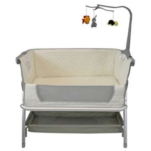 Grey Baby Crib