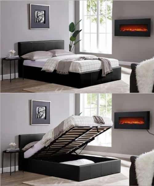 Luna 3ft Single Bed - Black