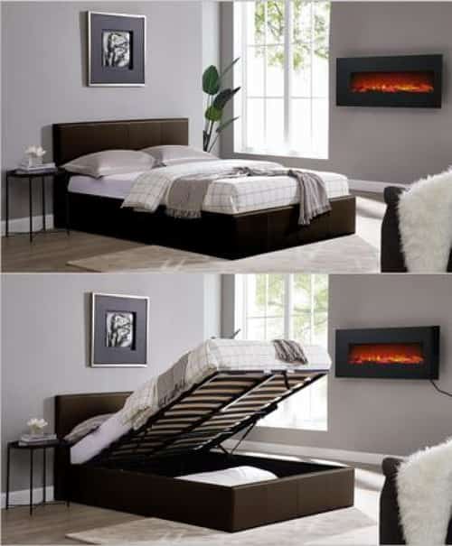 Luna 3ft Single Bed - Brown