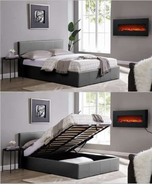 Luna 3ft Single Bed - Grey