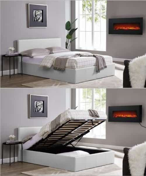 Luna 3ft Single Bed - White