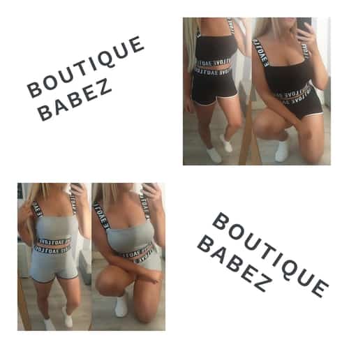 Love crop top set £21.99