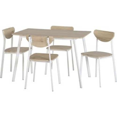 Large Dining Set In Light Oak