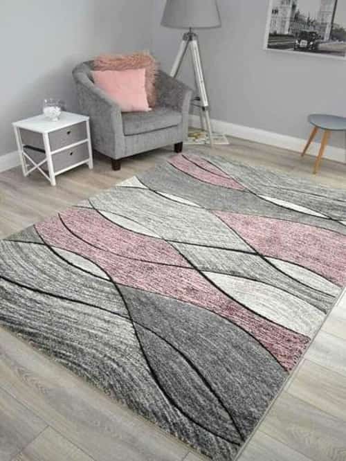 Impulse Pink Wave Rug