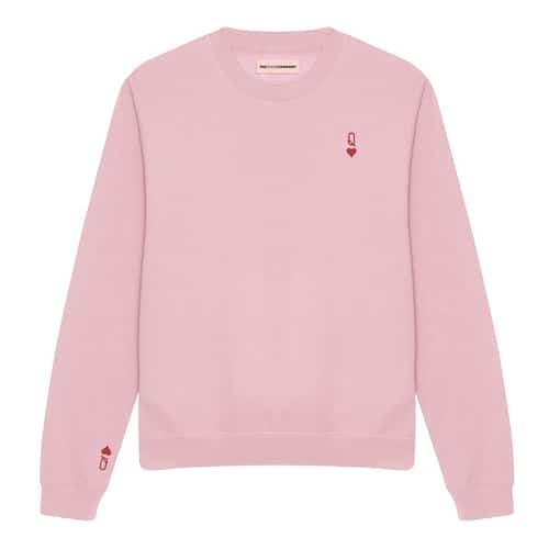 New In - Queen Tiny Embroidery Detail Sweatshirt – Now Just £45