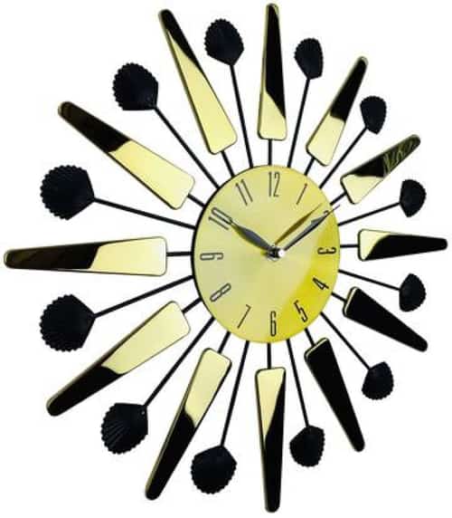 Gold Wall Clock