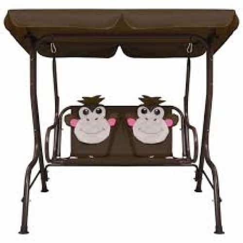 Kids Swing Bench 115x75x110 cm Fabric Free Postage